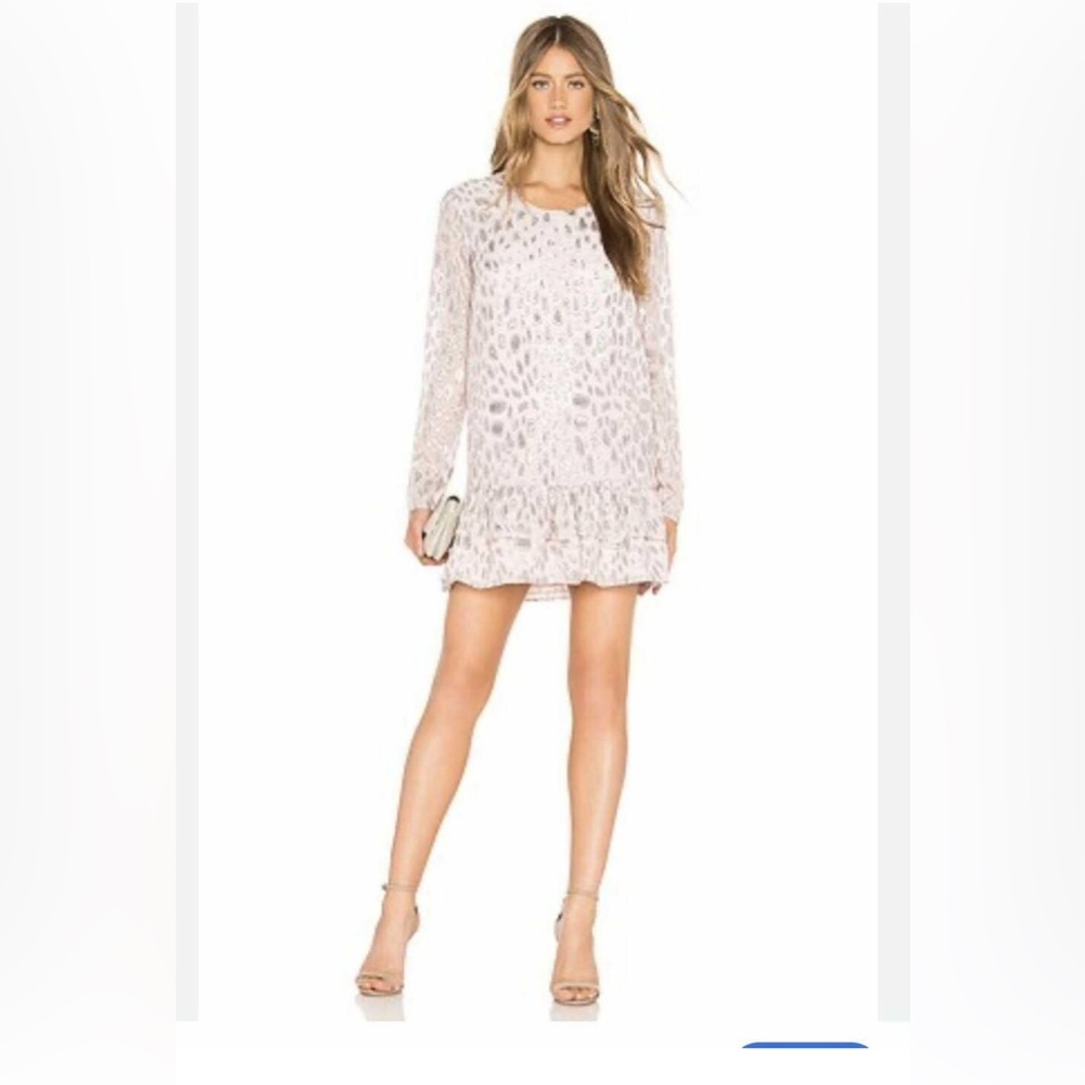NWT Oda Mini Dress in Powder Pink LOVERS AND FRIENDS small